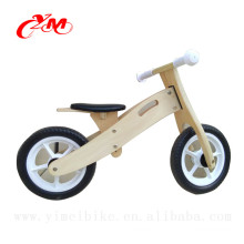 Popular high quality wooden balance bike for kids/cartoon wooden push along bike for 2 year old child/original balance bike